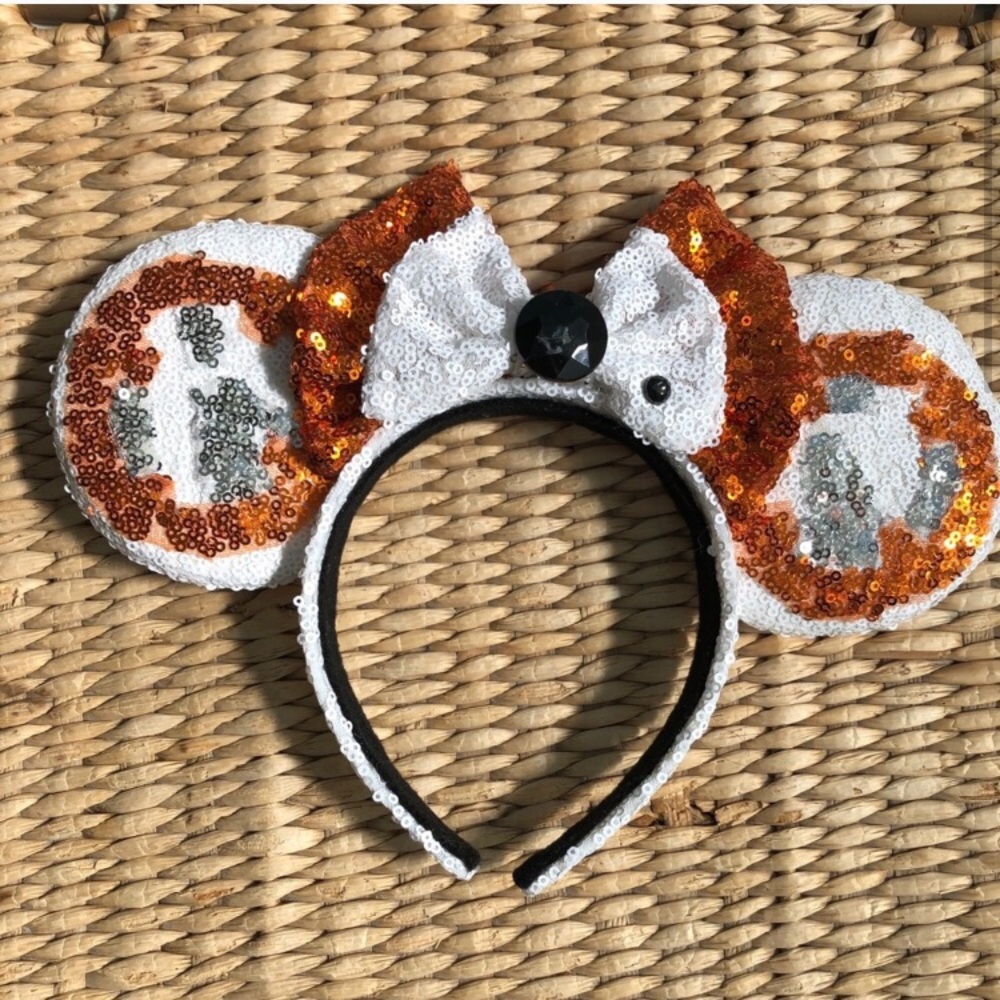 BB8 Star Wars Minnie Mouse Sequin Ears Disney